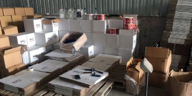 İzmir'de besi çiftliğine sahte alkol operasyonu: 4 gözaltı