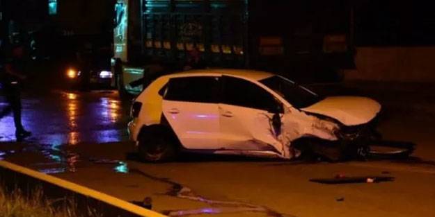 İzmir'de feci kaza: Bir ölü bir yaralı