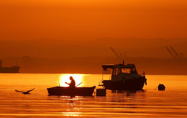İzmir'de gün doğumu
