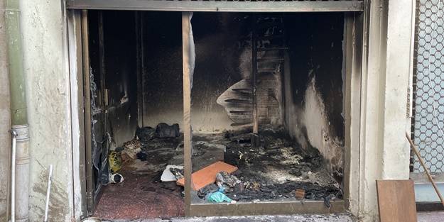 İzmir'de iş hanında yangın! 1 kişi ve 2 kedi yavrusu öldü