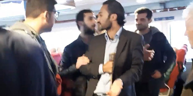 İzmir'de korku dolu anlar! Baltayla girdiği vapuru kaçırmak istedi