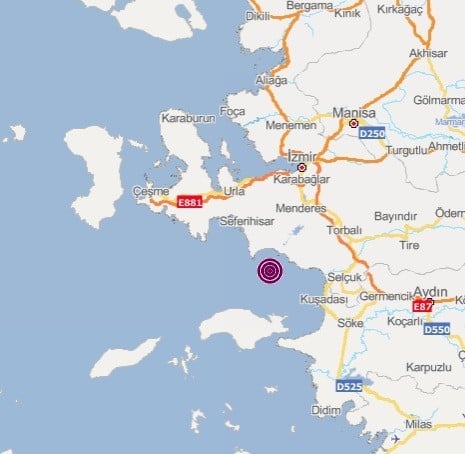 İzmir’de korkutan deprem 