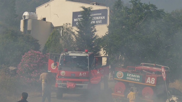 İzmir’de korkutan yangın