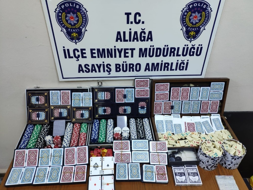 İzmir’de kumar baskını 