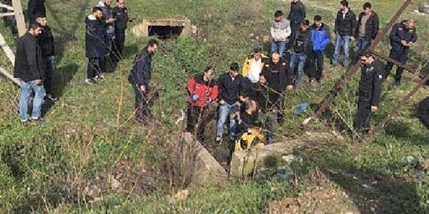 İzmir'de menfezde erkek cesedi bulundu