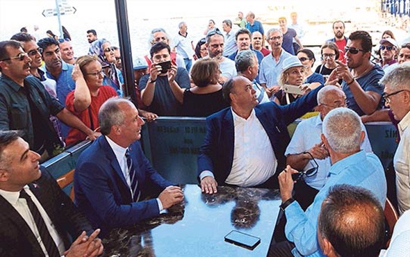 İzmir'de Muharrem İnce'ye sert tepki!