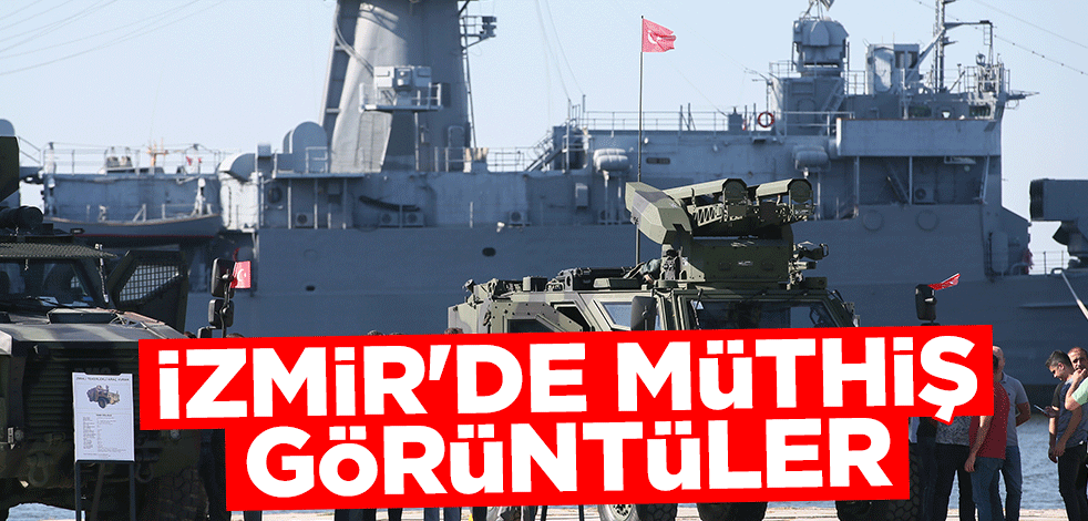 İzmir'de müthiş görüntüler