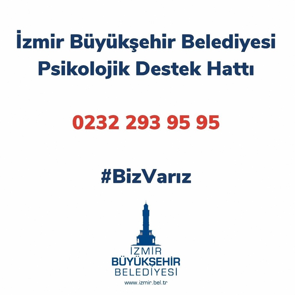 İzmir’de psikolojik destek hattı devrede 