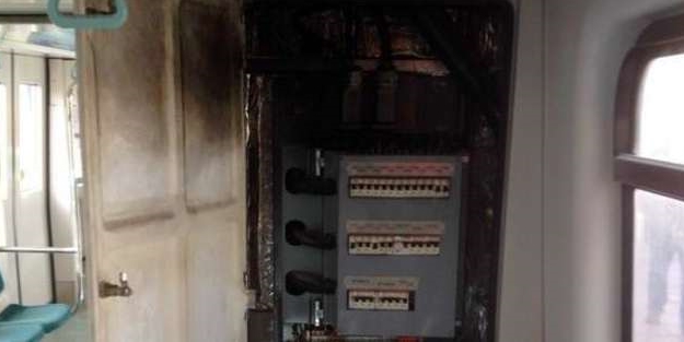 İzmir'de trende patlama meydana geldi