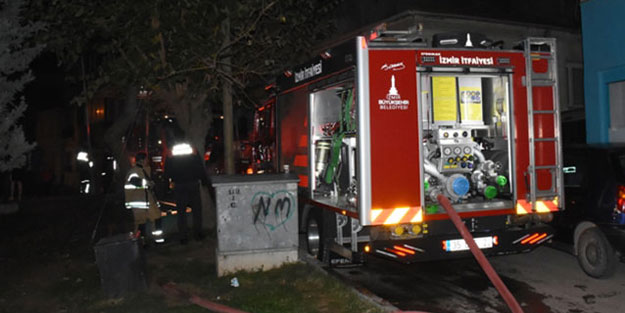 İzmir'de yangın: 1 ölü