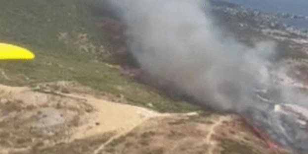 İzmir'de yangın çıktı!