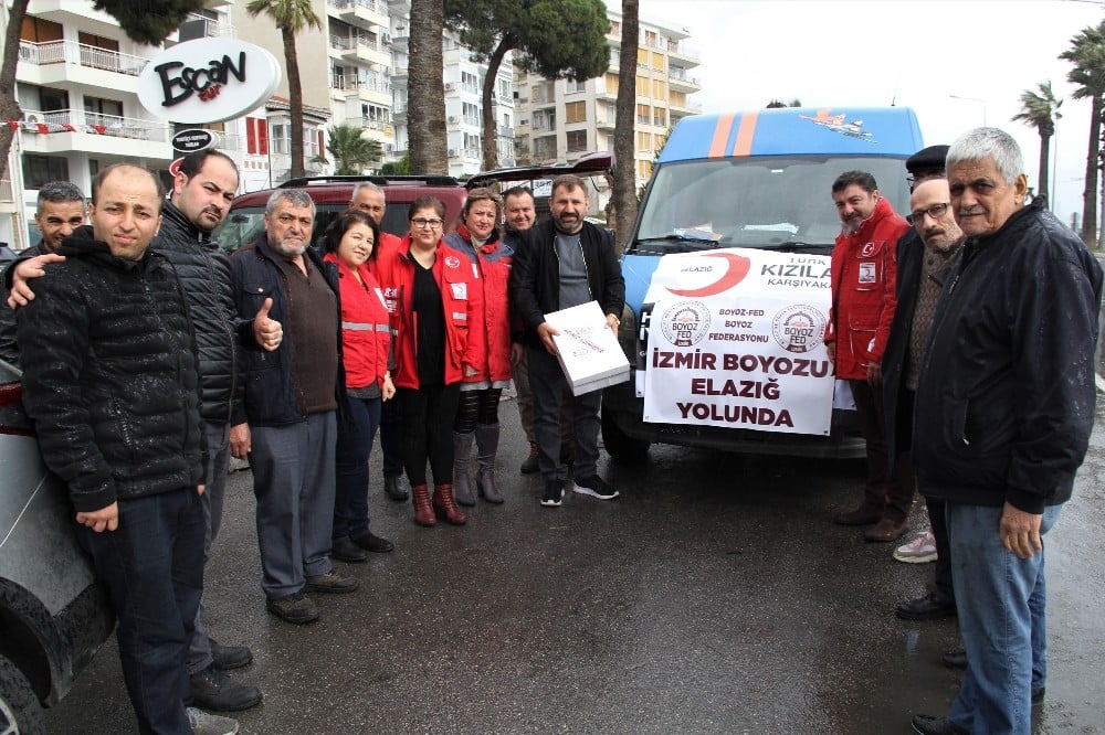 İzmir’den Elazığ’a 3 bin boyoz gönderildi 
