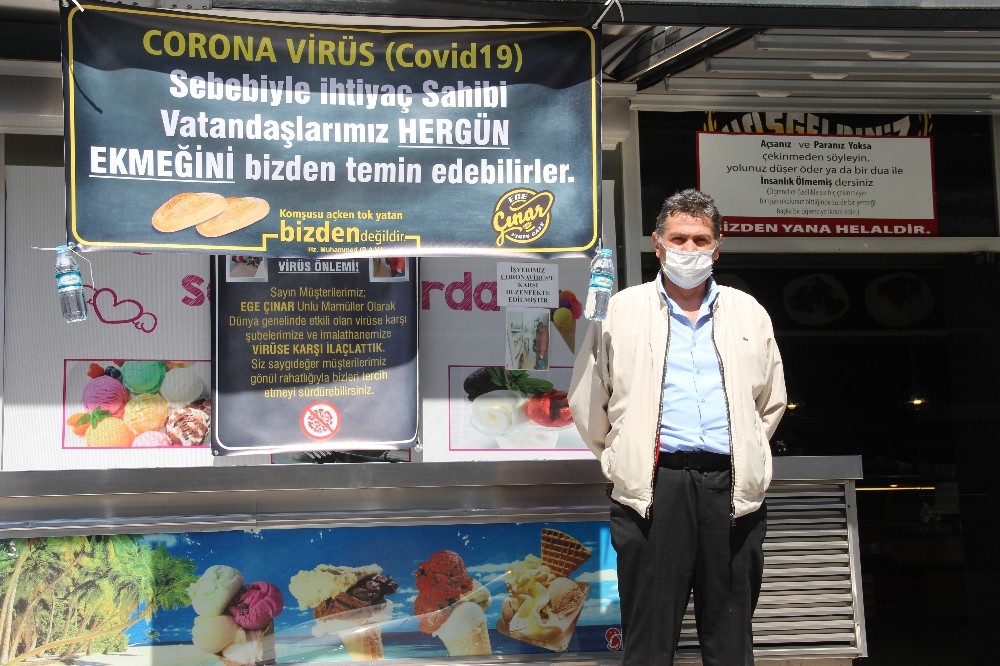 İzmirli fırıncıdan örnek davranış: İhtiyaç sahiplerine ücretsiz ekmek 
