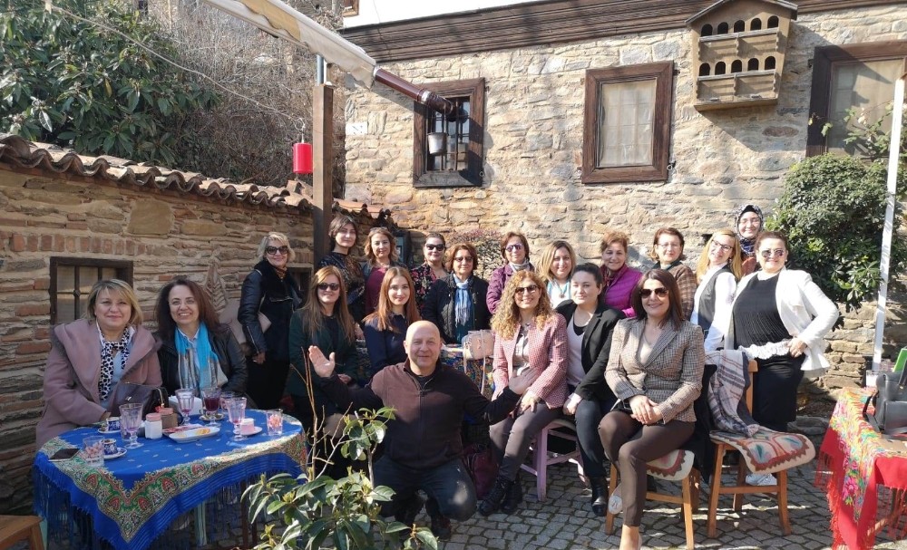 İzmirli kadın girişimciler Ödemiş’i gezdiler 