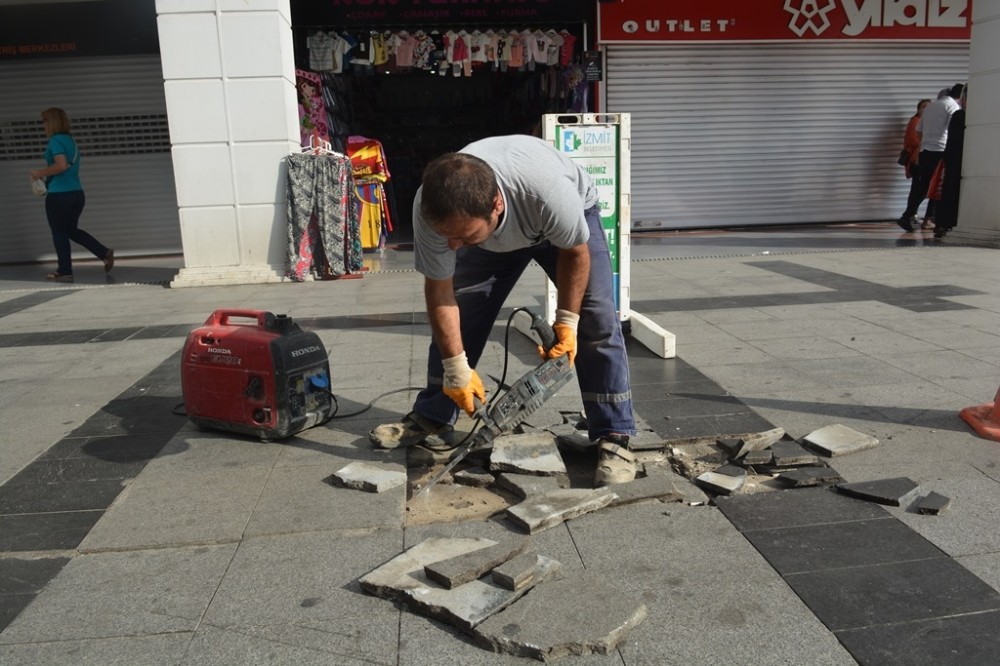 İzmit Belediyesi eksikliklere anında müdahale ediyor 