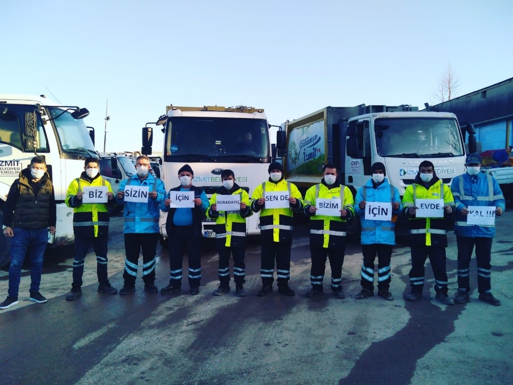 İzmit Belediyesi korona virüs tedbirlerini sürdürüyor 