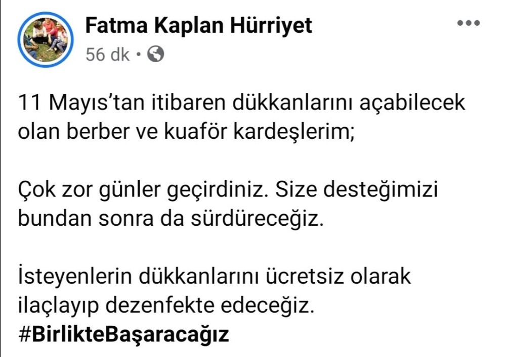 İzmit Belediyesi kuaförleri dezenfekte edecek 
