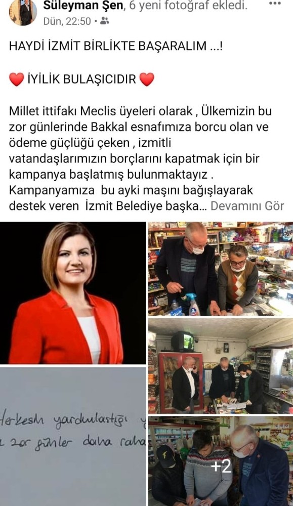 İzmit’te bakkalların veresiye defterleri kapanıyor 