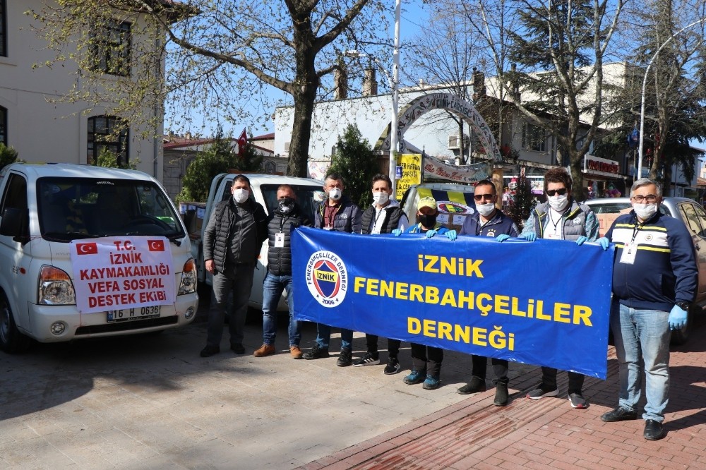İznik Fenerbahçeliler Derneği yardım kampanyası başlattı 
