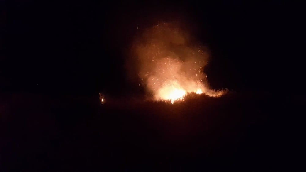 İznik’te çalılık alandaki yangın korkuttu 