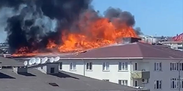 İzolasyon sırasında yangın çıktı