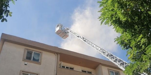 İzolasyon sırasında yangın çıktı