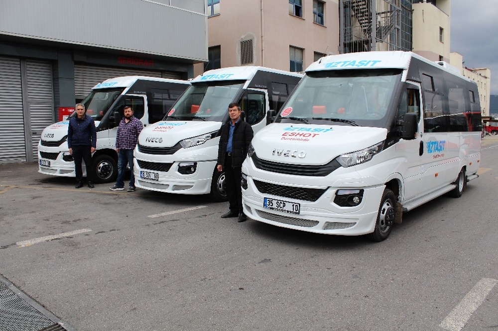 İZTAŞIT filosuna üç minibüs kattı 