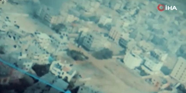 İzzeddin el-Kassam Tugayları görüntüleri yayınladı! Gazze'ye giren tanklar böyle imha edildi