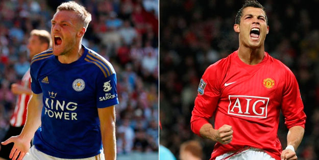 Jamie Vardy, Ronaldo’yu geride bıraktı