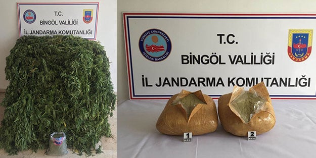 Jandarma, 168 kilogram esrar ele geçirdi