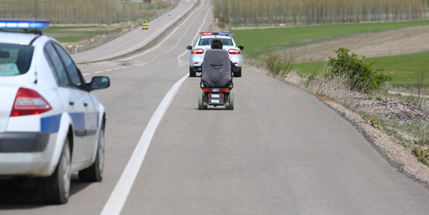 Jandarma ekipleri 23 kilometre onu izledi