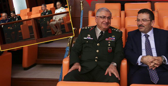 Jandarma Genel Komutanı Güler, Selami Altınok'un yanında oturdu