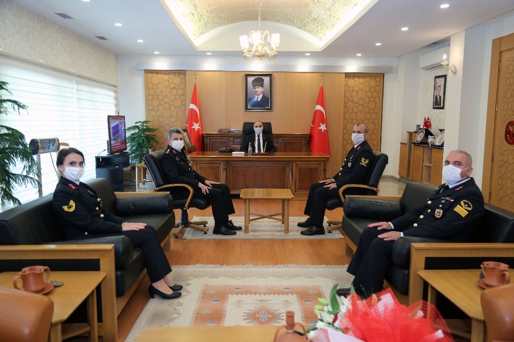 Jandarma Teşkilatından Vali Günaydın’a 181. Kuruluş Yıldönümü Ziyareti 