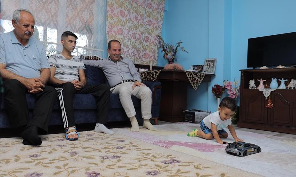 Jandarma Uzman Çavuş Uğurlu’ya geçmiş olsun ziyareti 