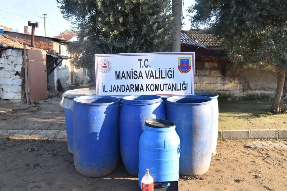 Jandarmadan kaçak alkol operasyonu 