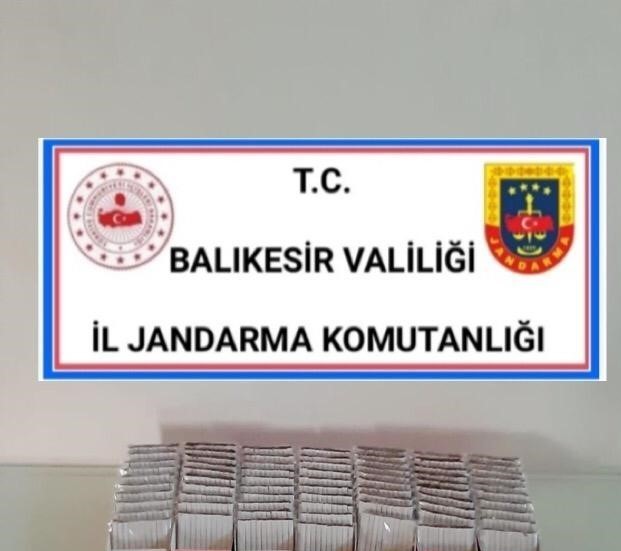 Jandarmadan kaçak sigara operasyonu 