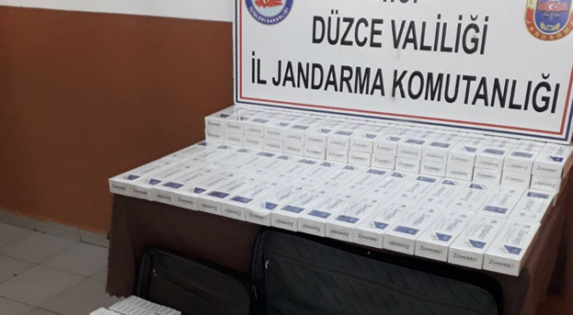 Jandarmadan kaçak sigara operasyonu