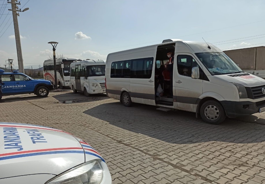 Jandarmadan Korena virüs denetimi 