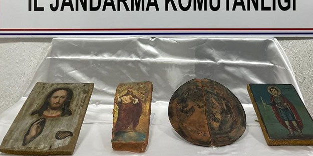 Jandarmadan milyonluk tarihi eser operasyonu