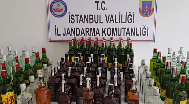 Jandarmadan sahte içki operasyonu: 9 kişi gözaltına alındı