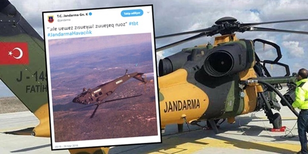 Jandarma'dan 'ters' paylaşım