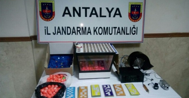 Jandarmadan tombala baskını