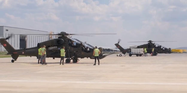 Jandarmaya ATAK Helikopteri teslimatı