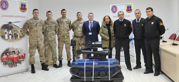 Jandarmaya teslim edildi! Bombaları artık o imha edecek