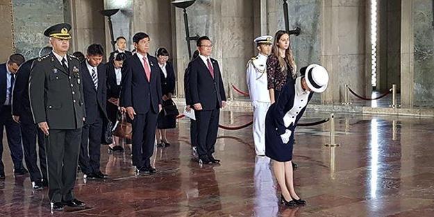 Japon prenses Akiko Mikasa Ankara'da!