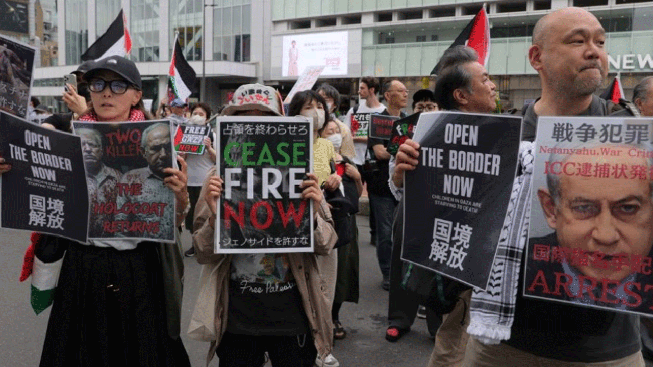 Japonlardan alkışlanacak hareket! İsrail böyle protesto edildi!