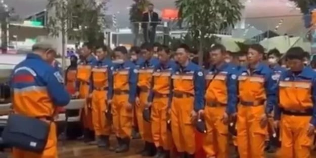 Japonlardan İstanbul Havalimanında ilginç hareket