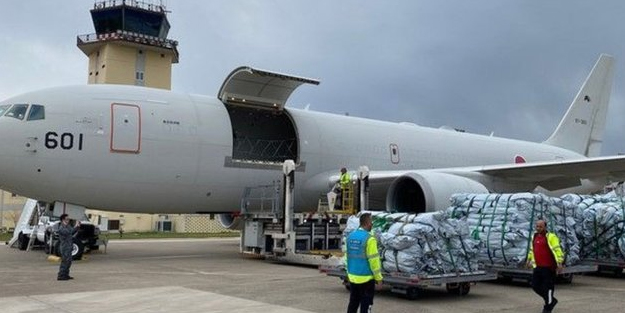 Japonya Türkiye için kararını verdi! İlk açıklama: NATO koordinasyonuyla Türkiye'ye ilk yardım uçuşu tamam