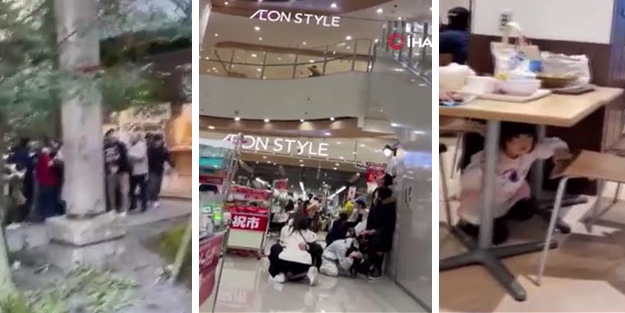 Japonya'da 7.6'lık depremde 2 kişi öldü! Korku dolu anlar anbean kamerada