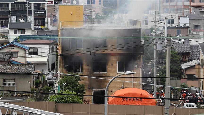 Japonya'da animasyon stüdyosunda yangın: 13 kişi öldü